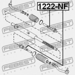 KORMÁNYRÚD HYUNDAI SONATA (NF) 2005-2010 57724-3K500
