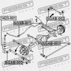 HÁTSÓ STABILIZÁTOR LINK SSANG YONG REXTON 2001-2013 4475005002
