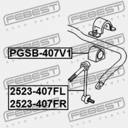 BAL ELSŐ STABILIZÁTORKILINCS CITROEN C6 2005-2012 5087.52