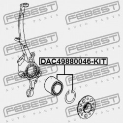 ELSŐ KERÉKAGYCSAPÁGY JAVÍTÓ KÉSZLET MERCEDES BENZ E-OSZTÁLY 211 4 MATIC 2002-2009 A2203300051