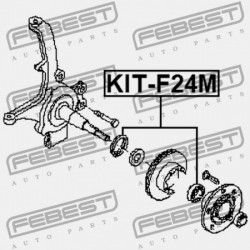 CSAPÁGYAZOTT KERÉKAGY KÉSZLET NISSAN CABSTAR F24M 2006.09- EL 32219-9X501