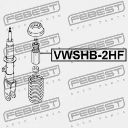 ELSŐ LENGÉSCSILLAPÍTÓ BURKOLAT VOLKSWAGEN AMAROK 2010- BR 2H0412303D