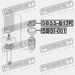 HÁTSÓ LENGÉSCSILLAPÍTÓ TARTÓ SUBARU IMPREZA G11 2000.02-2007.04 JP 20370-AG000