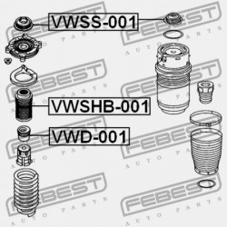ELSŐ LENGÉSCSILLAPÍTÓTARTÓ AUDI Q7 2007-2015 CA 7L0412327