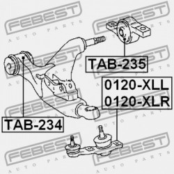 ELSŐ LENGŐKAR CSAVAR JOBB ALSÓ TOYOTA CROWN GRS182 2004.11-2008.02 GR 43330-39625
