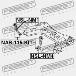 ELSŐ STABILIZÁTOR RÚD PERSELY NISSAN TIIDA JPN MÁRKA C11 2005.08-2012.06 GL 54525-EL000