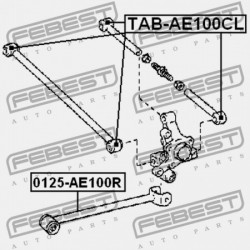 HÁTSÓ NYAKRÚD PERSELY TOYOTA COROLLA SED/CP/WG AE10,CE100,EE10 1991.08-2001.11 GR 48730-12110