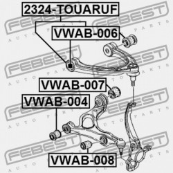 ELSŐ ALSÓ LENGŐKAR PERSELY (HIDRAULIKUS AUDI Q7 2007-2015 KB. 7L0407182C