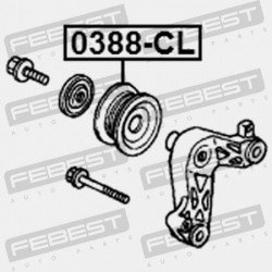 HONDA ACCORD CL9 ROLLER 2003-2008 [EU]. 31190-RRA-A00