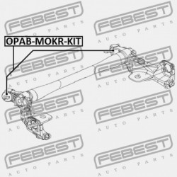 HÁTSÓ GERENDA PERSELYKÉSZLET OPEL MOKKA J13 2013- 402080