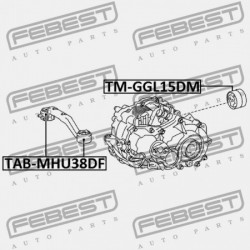 DIFFERENCIÁLMŰ TARTÓ PERSELY TOYOTA HIGHLANDER (JPP) ASU40,GSU4,GVU48,MHU48 2007.05-2014. 52380-48050