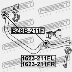 JOBB ELSŐ STABILIZÁTORKILINCS MERCEDES BENZ E-OSZTÁLY 211 4 MATIC 2002-2009 A2113204889