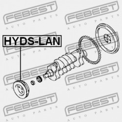 HYUNDAI TUCSON 04: -OCT.2006 (2004-) GEN FORGATTYÚSTENGELY CSIGAKERÉK 23124-23510