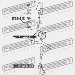 ELSŐ STABILIZÁTOR PERSELY TOYOTA DYNA/TOYOACE KDY2,LY2,RZY2,TRY2 2001.07- JP 48815-25030