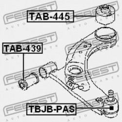ELSŐ LENGŐKAR HÁTSÓ PERSELY TOYOTA BB QNC2 2006.01- JP 48655-B1020