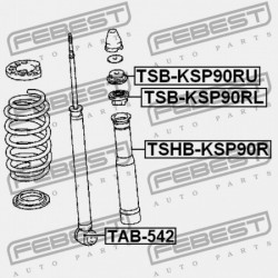 HÁTSÓ LENGÉSCSILLAPÍTÓ PERSELY TOYOTA YARIS NCP9 2005.08-2011.07 GR 48530-80351
