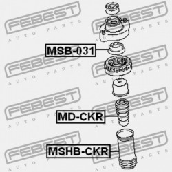 Ütköző, rugózás MITSUBISHI CARISMA DA 95-03, LANCER 91-95, COLT 91-95, SPACE STAR 98-04 /HÁTSÓ/ MB809285