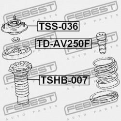 Ütköző, rugózás TOYOTA AVENSIS 03-08 /ELSŐ/ 4833102050