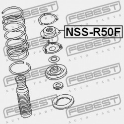 Rögzítés, lengéscsillapító NISSAN TERRANO R50 00-, PATHFINDER -05 /ELSŐ/ 543202W100
