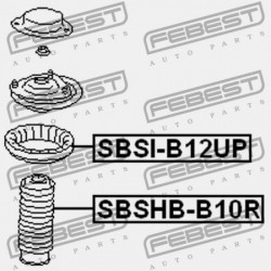 Védősapka / gumiharang, lengéscsillapító SUBARU IMPREZA00-07, LEGACY 88-98, FORESTER 96-02 /HÁTSÓ/ 20372AA001
