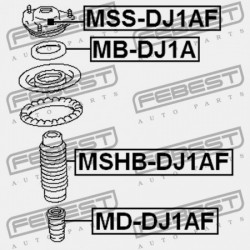Támcsapágy, gólyaláb MITSUBISHI GALANT 06-12, ECLIPSE 06-11, ENDEAVOR 03-11 MR961072