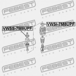 Rögzítés, lengéscsillapító VW SHARAN 1996- 7M0412341A