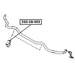 Csapágyazás, stabilizátor ELSŐ SUBARU TRIBECA 2004- 20414XA00A