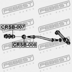 Csapágyazás, stabilizátor HÁTSÓ CHRYSLER 300M -02, FORD TAURUS 90-07 E6DZ3C078A