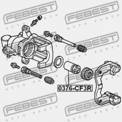 Dugattyú, féknyereg HÁTSÓ HONDA ACCORD 90-02, CIVIC 00-06, CR-Z 11-, PRELUDE -00 43215SM4951