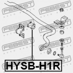 Csapágyazás, stabilizátor HÁTSÓ D19,2 HYUNDAI H1 97-, H200 97-00 555134A000
