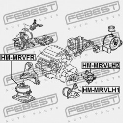 Felfüggesztés, motor HONDA PILOT YF1 02-08, /ELSŐ BAL/ 50805S3V010