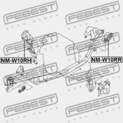 Felfüggesztés, motor NISSAN PRIMERA KOMBI W10 90-98 /JOBB/ 1121076N06