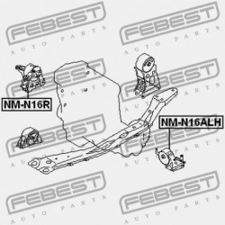 Felfüggesztés, motor NISSAN PRIMERA P12 01-07, ALMERA N16 00- /BAL ATM/ 112203MF0A