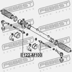Axiális csukló, vezetőkar DAIHATSU SIRION M300 2004-2010, DAIHATSU STORIA M100S 1998-2004, DAIHATSU YRV M200/M211 2000-2005