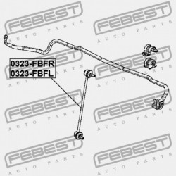 Rúd / kar, stabilizátor ELSŐ HONDA CIVIC FB 4D 12-15 /BAL/ 51321TR0A01