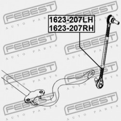 Rúd / kar, stabilizátor ELSŐ MERCEDES C 204 / 207 06-16 /BAL/ 2043203789