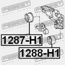 Szíjtárcsa / vezetőgörgő, hosszbordás szíj MITSUBISHI CARISMA 1.8 GDI 95-, COLT GTI 1.6,1.8 88-, ECLIPSE 2.0 91-, MD156604