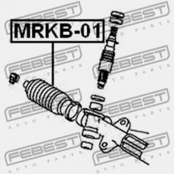 Gumiharang, kormánymű MITSUBISHI GALANT 84-03, COLT/LANCER 88-95, SPACE RUNNER 91-98, SIGMA 90-96 MB616027