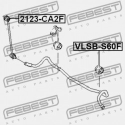 Csapágyazás, stabilizátor ELSŐ D20 VOLVO S80 II 07-16, S60 II 10-, V70 III /XC70 II 07-16 LR030743