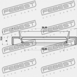 Szimmering TOYOTA AVENSIS 03-, CAMRY 01-11, RAV4 05-13, SIENNA 97-, PREVIA 00-, LEXUS ES 91-12, RX 98-15 9031140029