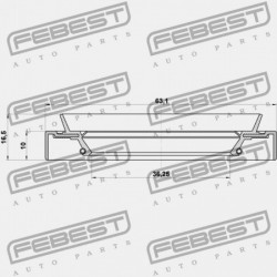 Szimmering TOYOTA PREVIA 90-00 9031138011